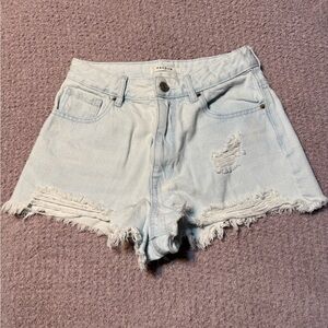 PacSun Blue Jean Shorts Distressed Cut-Off Style